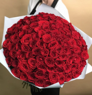101 red roses 