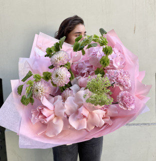 Bouquet “Pink&green”