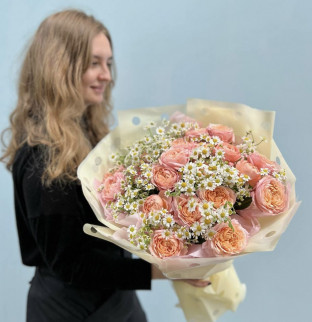 Duo kytice "Jullieta a heřmánek"