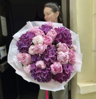 Hydrangea and peonies #2