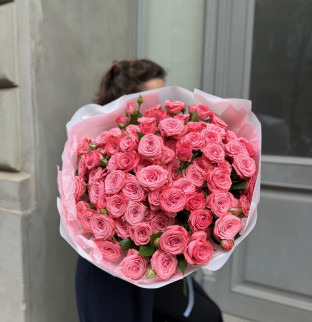 Trsové růže 19 ks