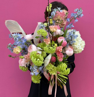 Neobvyklá kytice s anturií