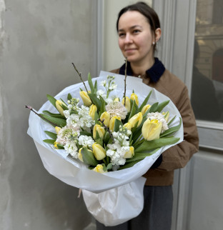 Букет из тюльпанов  